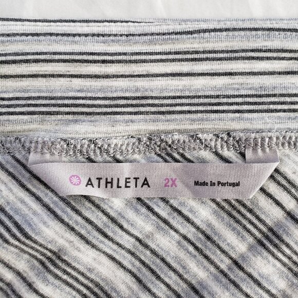 Athleta Skirt 2X Black and Gray - Picture 3 of 5